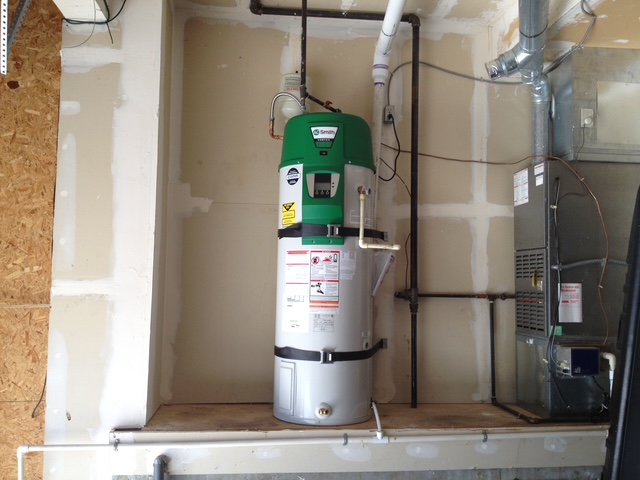 new water heater installed by Rush Plumbing in Seattle